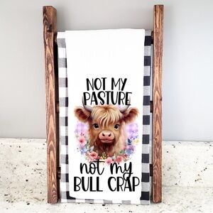 Handcrafted sublimation kitchen towel